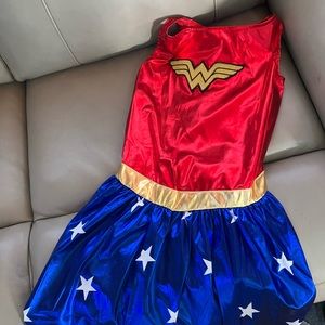 Never worn Rubies Wonder Woman costume and head piece
